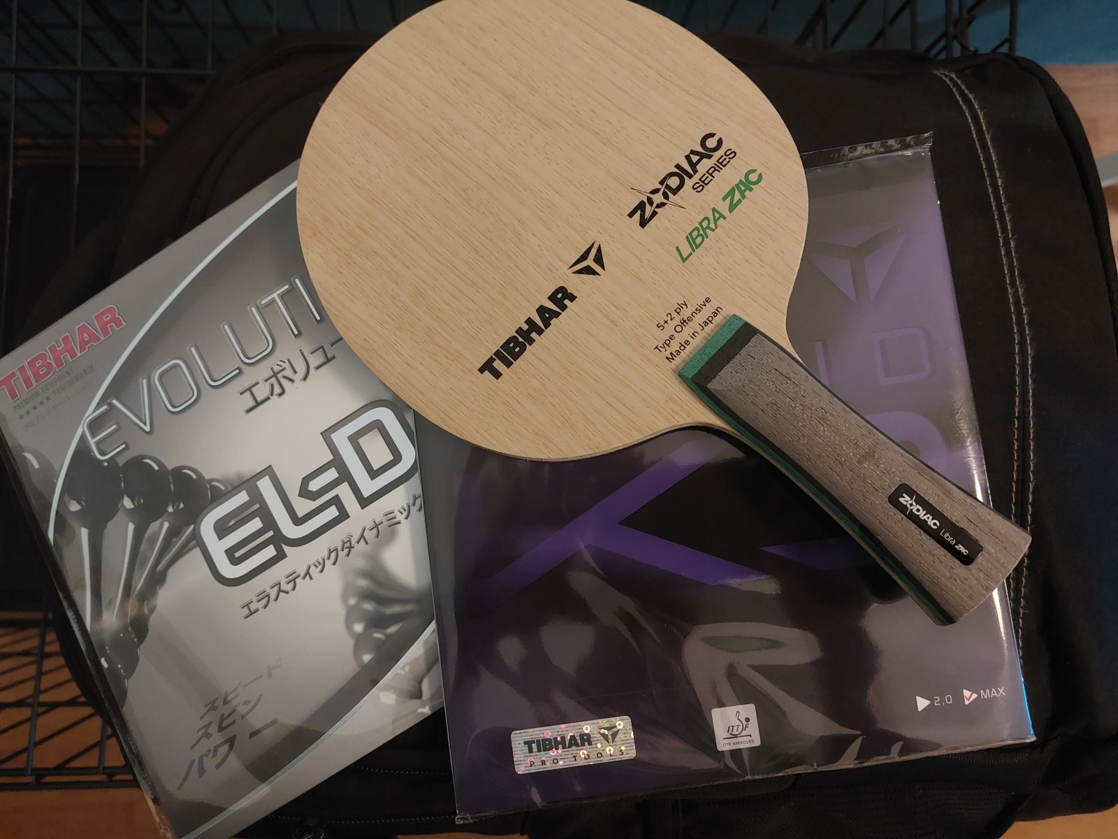 TIBHAR ZODIAC SERIES LIBRA ST ながけりゃ 卓球ラケット 87g